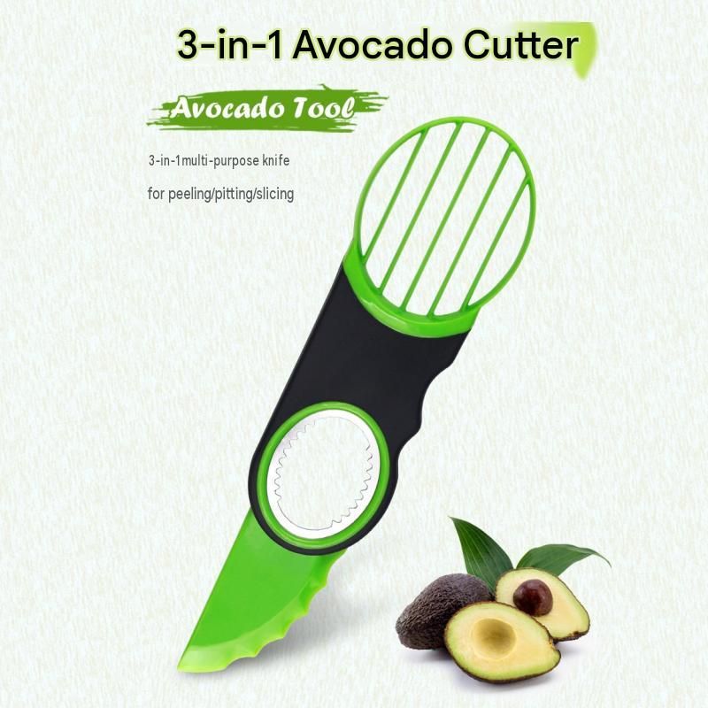 3 in 1 Avocado Slicer and Pitter - ABS Fruit Cutter for Cutting view 2