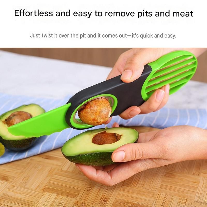 3 in 1 Avocado Slicer and Pitter - ABS Fruit Cutter for Cutting view 4