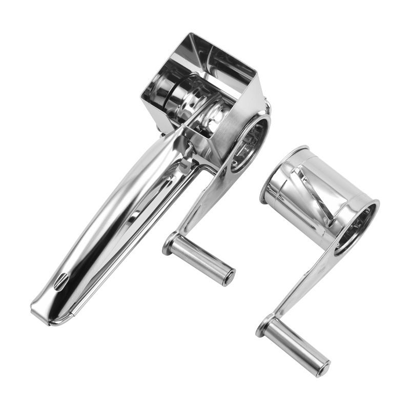 Flat-blade planer grater Stainless Steel Hand Crank Cheese Grater - Rotary