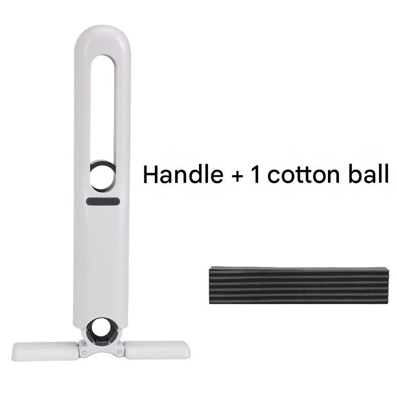 Mini Handheld Foldable Mop WIth ABS Handle and 1 Sponge Head- Hand-Free