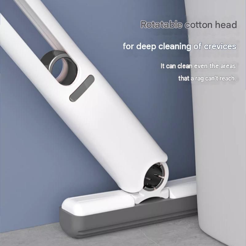 Mini Handheld Foldable Mop WIth ABS Handle and 1 Sponge Head- Hand-Free view 2
