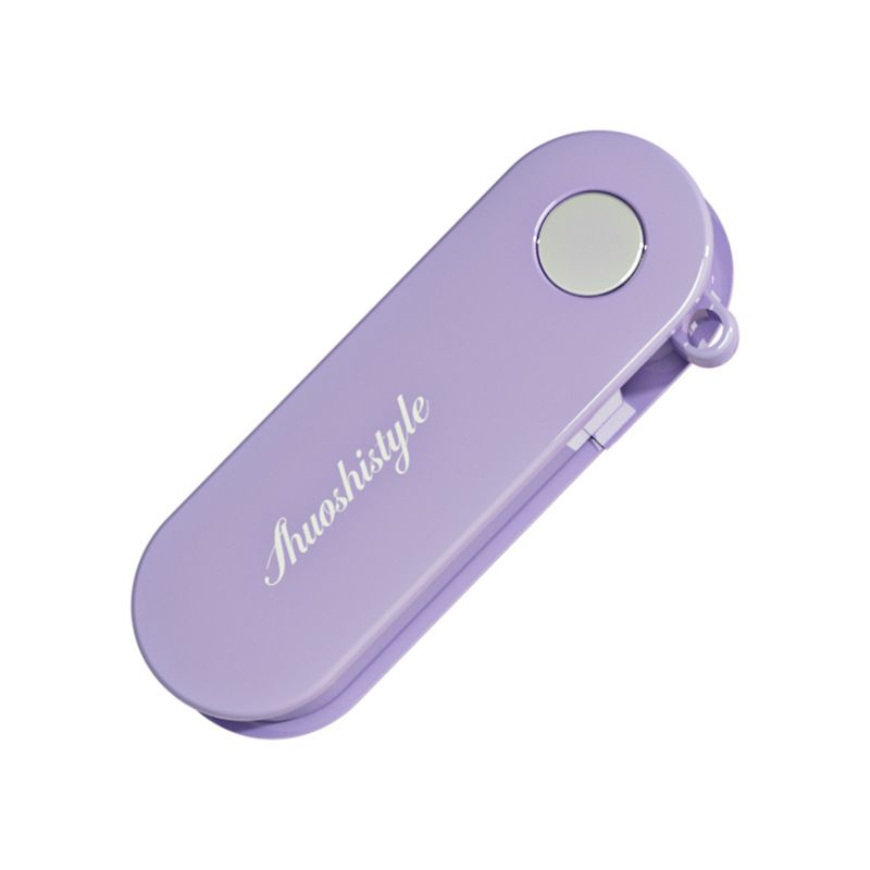 Purple Portable Folding Fruit Peeler - Stainless Steel Blade