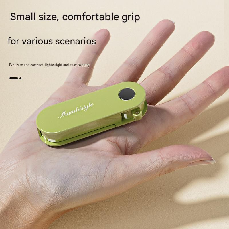 White Portable Folding Fruit Peeler - Stainless Steel Blade view 4