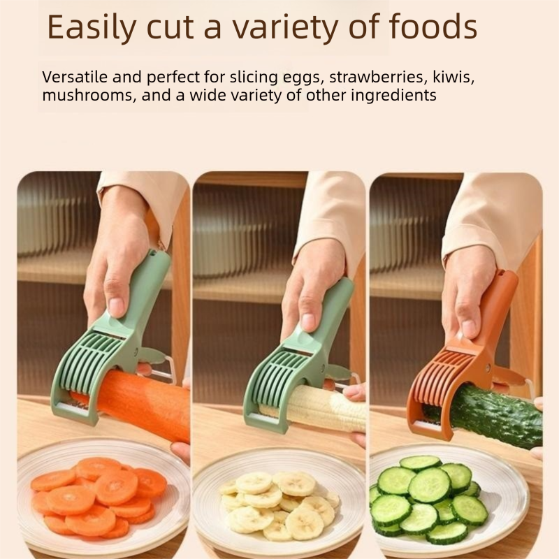 Home Fruit & Vegetable Peeling and Slicing Prep Set-White Folding Peeler and view 11