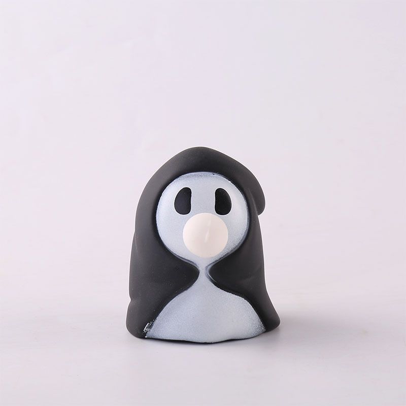 Halloween Squeeze Bubble Toy（Ghost） - PVC Squishy Figures with Pop-Up Bubble