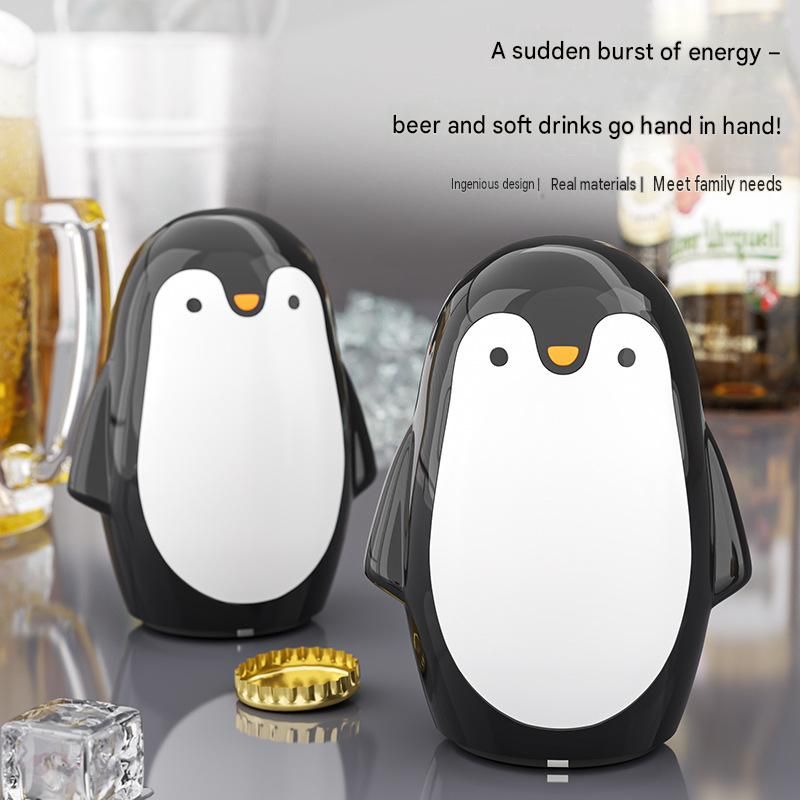 2 pcs Penguin-shaped design Bottle Opener - Stainless Steel and Plastic view 5