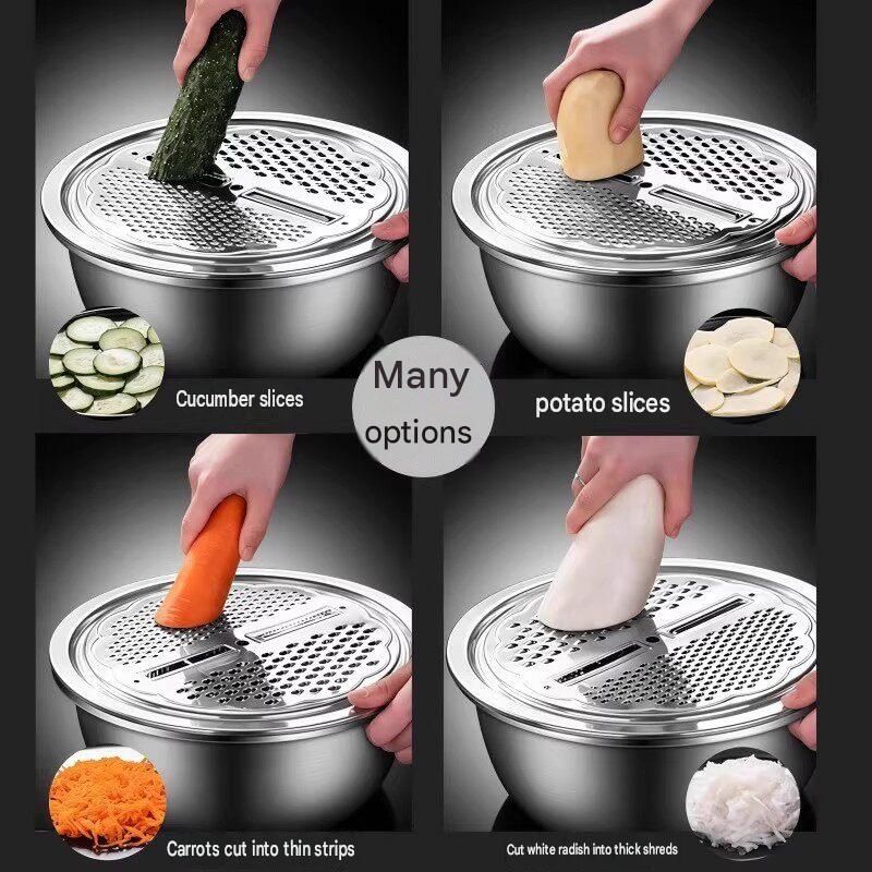 Extra-large size Multifunctional Stainless Steel Vegetable Slicer and Grater view 3