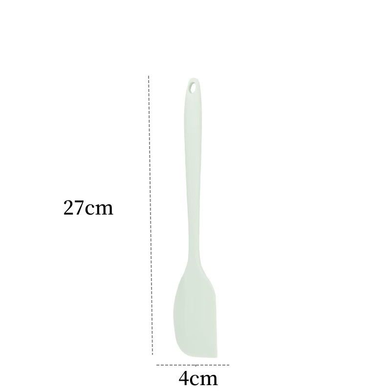 Green Large size One-Piece Silicone Spatula with Metal Core - Heat Resistant