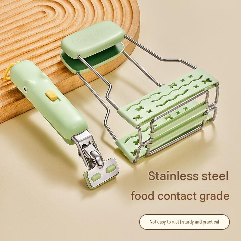 Anti-Scald Dish Lifter and Bowl Gripper Set - Adjustable Silicone Grip view 8