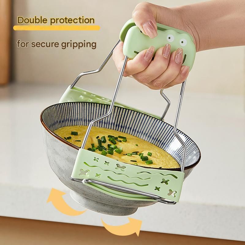 Crocodile shape Kitchen Heat Resistant Set - Adjustable Stainless Steel Plate view 4