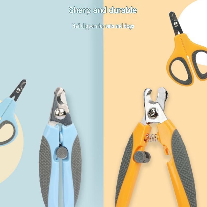 Pet Nail Clippers for Cats and Dogs - Stainless Steel Blade with Safety Guard view 3