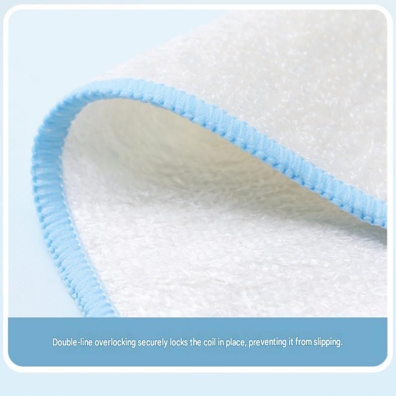 10-pcs 18*23cm Bamboo Fiber Kitchen Dishcloth - Non-Stick Oil Resistant view 7