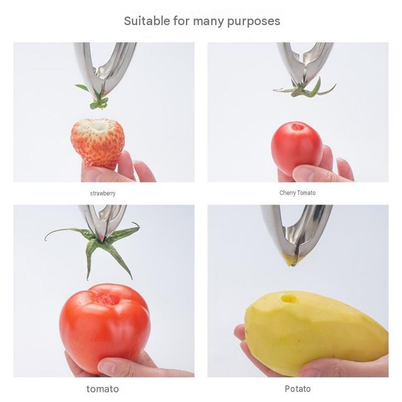2 pcs Stainless Steel Pineapple Eye Remover - Multipurpose Fruit and Vegetable view 7