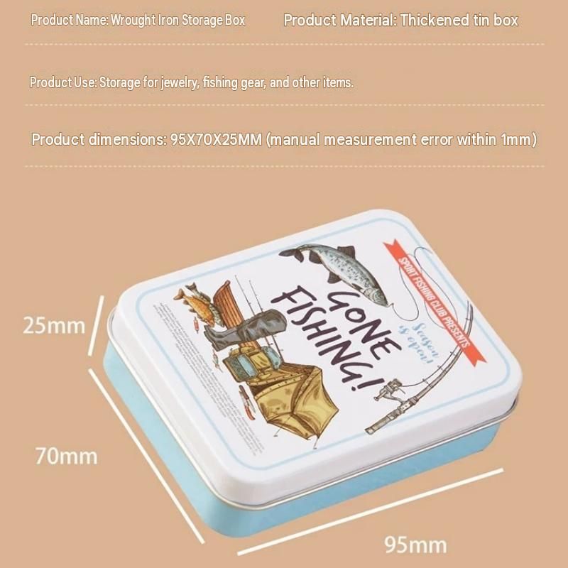 3-Pack Silvery Portable Metal Storage Box for Cotton Swabs and Coins – Compact view 5