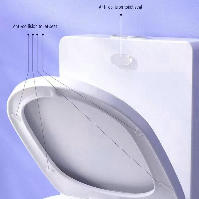 Large size 6 pack Toilet Seat Bumpers Transparent PU Gel Pads - Anti-Slip view 5