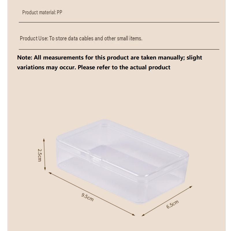 White Storage Box Set（Extra-large storage box + 22 small boxes） - Transparent view 8