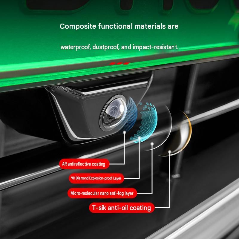 4 pair Car Camera Lens Protector Cover - ABS Material - Dustproof and view 4