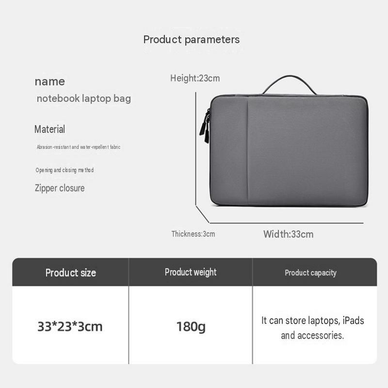 Beige 180 Degree Open Laptop Sleeve - Water Resistant Oxford Fabric - Shock view 9
