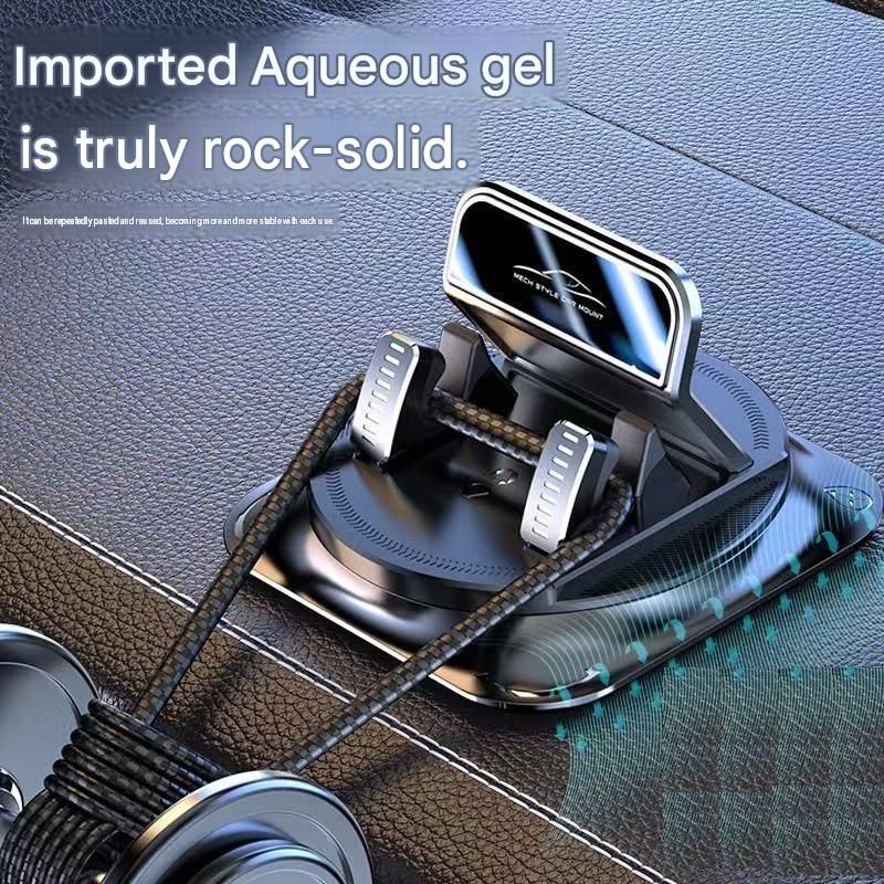 2-pack Black Dashboard Car Phone Holder Mount - 360 Degree Rotatable view 4