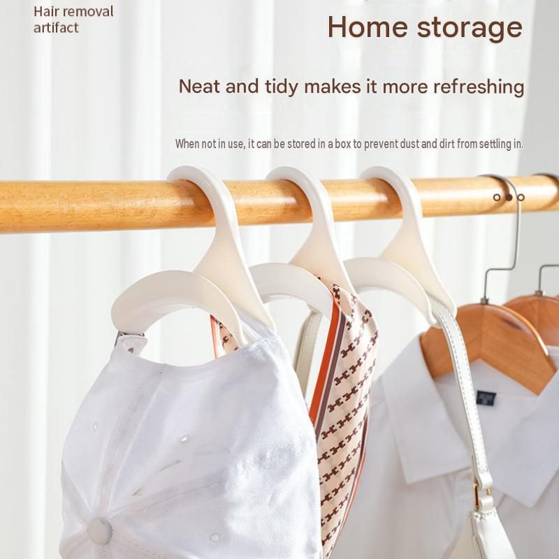 3-pack white Arched Wardrobe Bag Hook - Heavy Duty PP Plastic Hanger for Handbags view 6