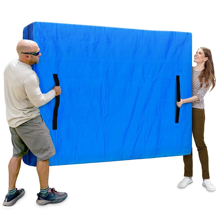 208*160*38cm Blue Heavy Duty PE Mattress Bag for Moving and Storage view 6