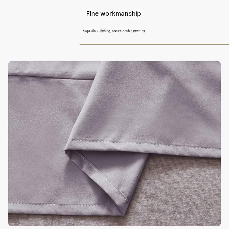 White 137x190x38cm Elastic Bed Skirt - Thickened Polyester Fitted Valance with view 6