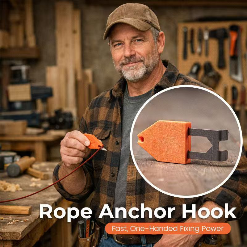 3-pack Rope Anchor Hook - Compact Multipurpose Cord Fixing Tool for Outdoor view 2
