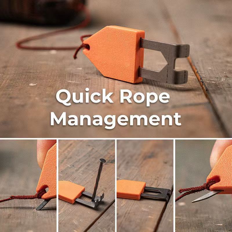 3-pack Rope Anchor Hook - Compact Multipurpose Cord Fixing Tool for Outdoor view 5