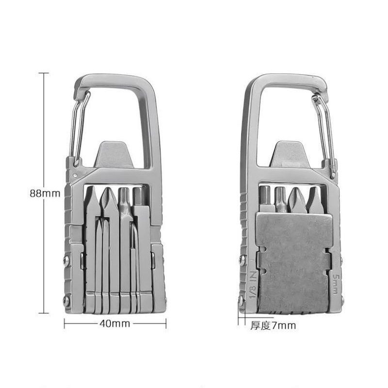 3-pack 13-in-1 Stainless Steel Multi Function Tool - SIM Card Ejector view 7