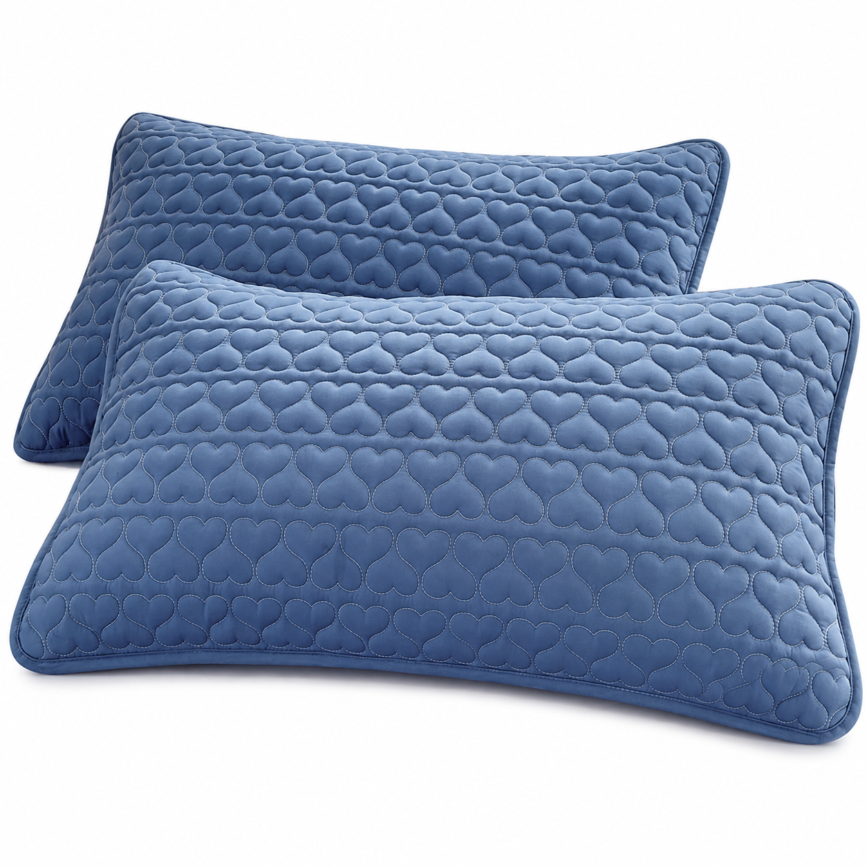 Skin-friendly and comfortable Pillow Protector 48x74cm Blue（Pack of 1 pair）