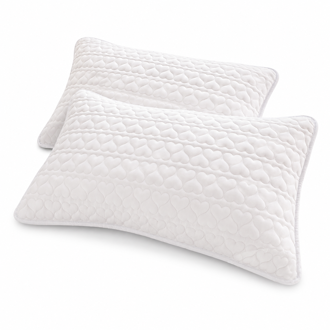 Skin-friendly and comfortable Pillow Protector 48x74cm White（Pack of 1 pair）