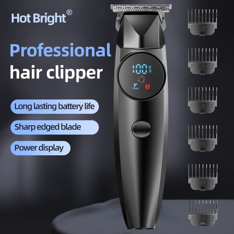 Hair Grooming Kit-Men's Electric Hair Clipper and Nose Trimmer Set - Stainless view 6