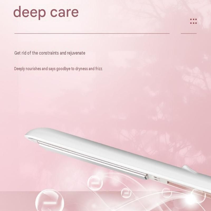 White Mini Cordless Hair Straightener - 3 Temperature Settings view 5