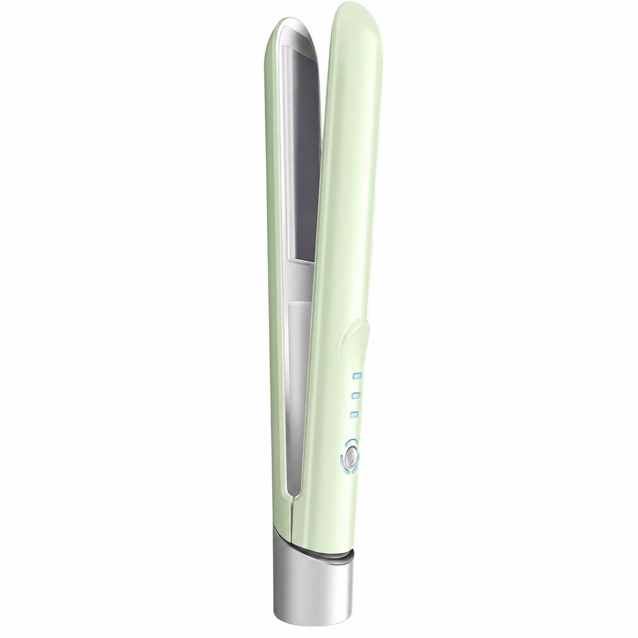 Green Mini Cordless Hair Straightener - 3 Temperature Settings