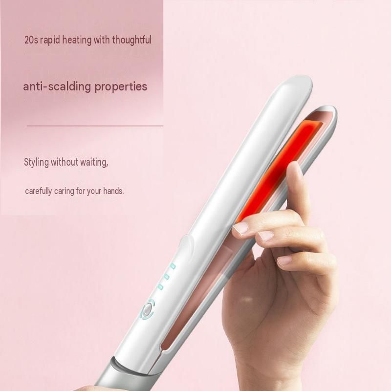 Green Mini Cordless Hair Straightener - 3 Temperature Settings view 6