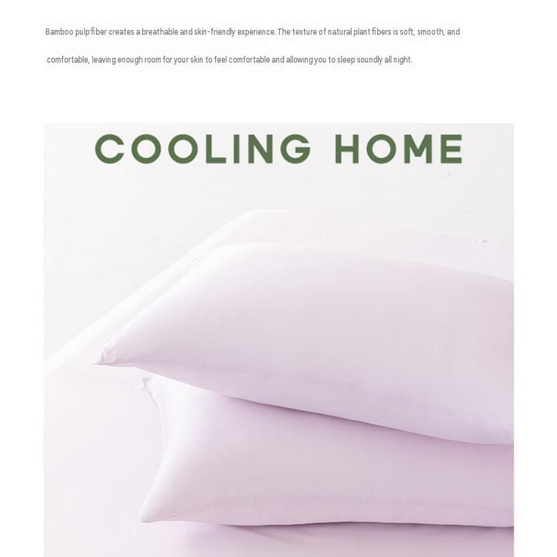 1-pack Milk coffee color Bamboo Pulp Fibre Pillowcase - 48x74cm Single view 4