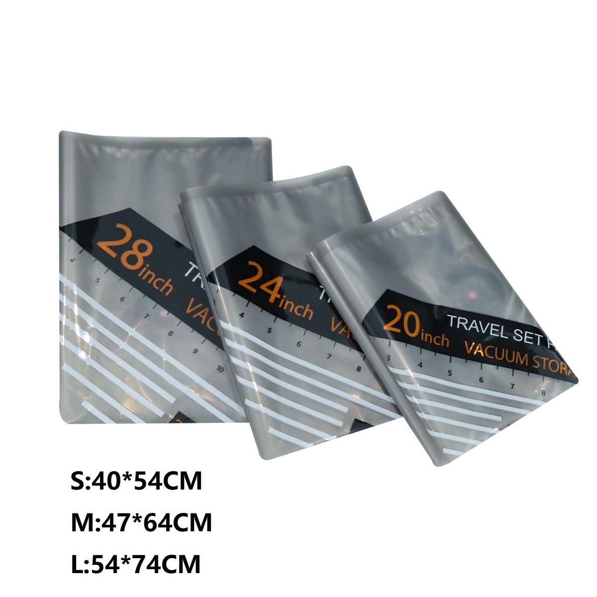 15-piece Travel Vacuum Compression Bags with Electric Pump - Small 40x54cm*6 view 8