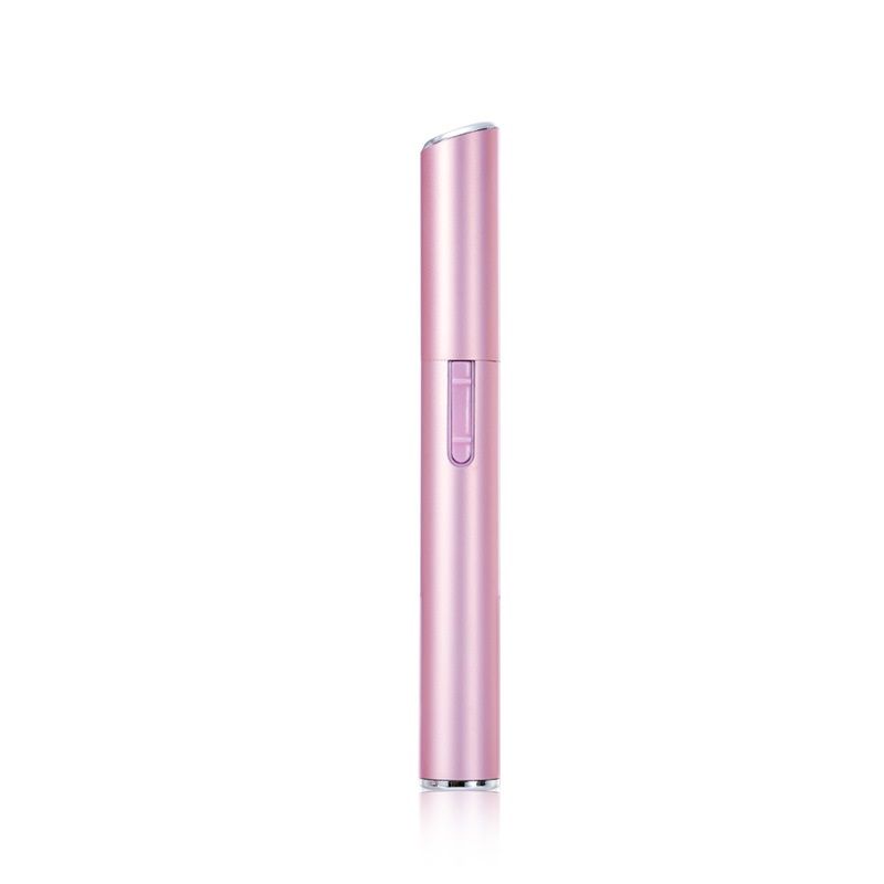 Pink Rechargeable Electric Eyebrow Trimmer - USB Charging
