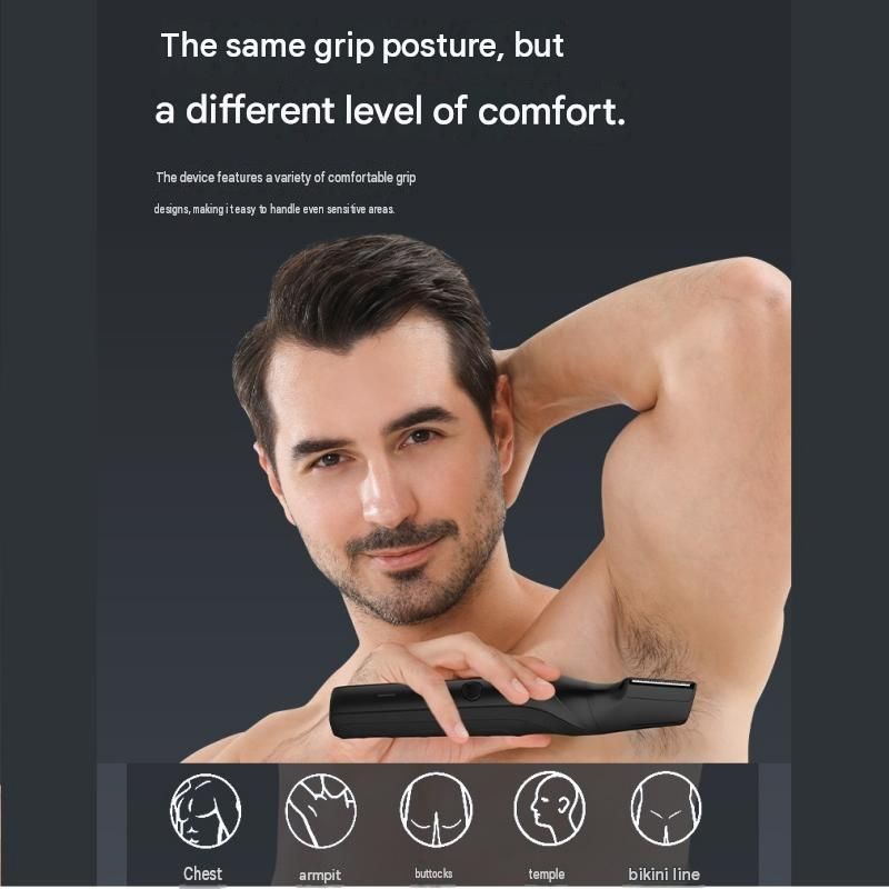 3-in-1 Electric Body Groomer for Men - IPX5 Waterproof view 4