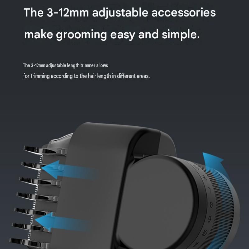 3-in-1 Electric Body Groomer for Men - IPX5 Waterproof view 7