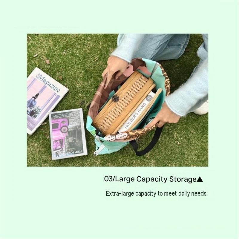 Pink 2-in-1 Oxford Picnic Blanket and Shoulder Bag（150*200cm） - Foldable view 5