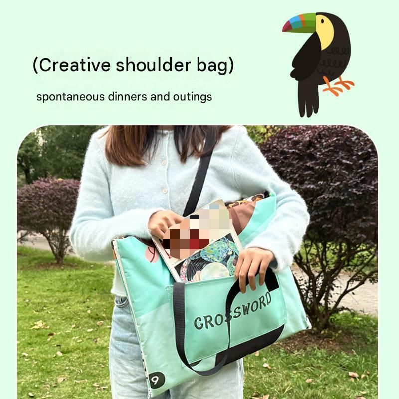 Pink 2-in-1 Oxford Picnic Blanket and Shoulder Bag（150*200cm） - Foldable view 6