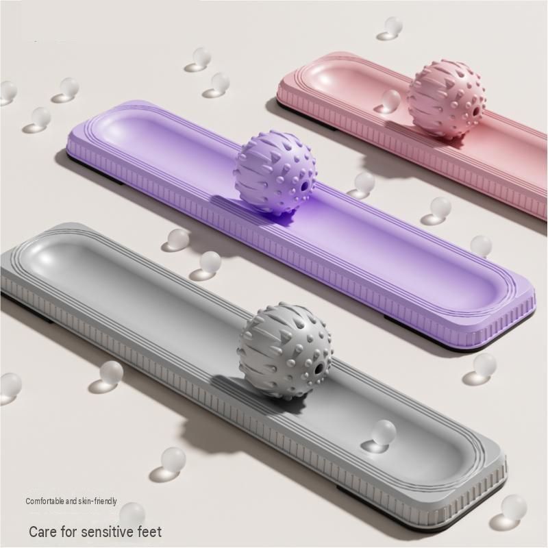 Purple Fascia Ball Foot Massager- 2 myofascial release balls and 1 non-slip base view 4