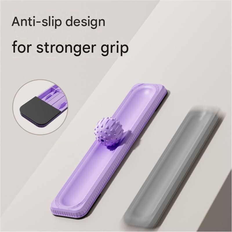 Pink Fascia Ball Foot Massager- 2 myofascial release balls and 1 non-slip base view 5