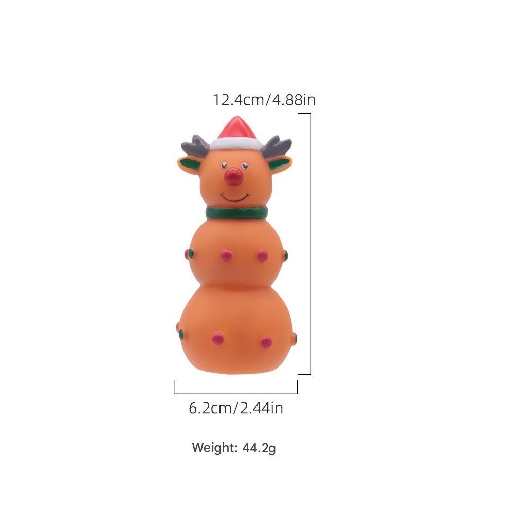 Dog Christmas Squeaky Toys（Reindeer） – Festive Designs view 5