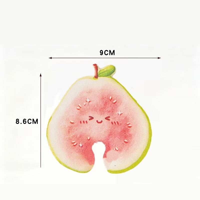 10 pack Cute Guava-shaped Wood Pulp Sponge - Compressed Kitchen Dishwashing