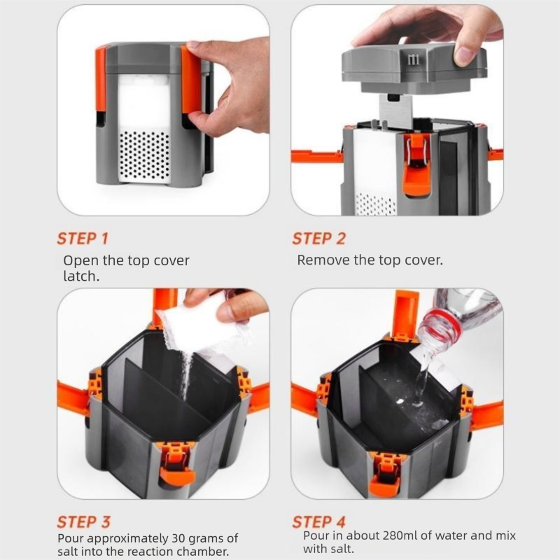 Saltwater Powered LED Camping Lantern - Emergency Light with 72 Hour Runtime view 6