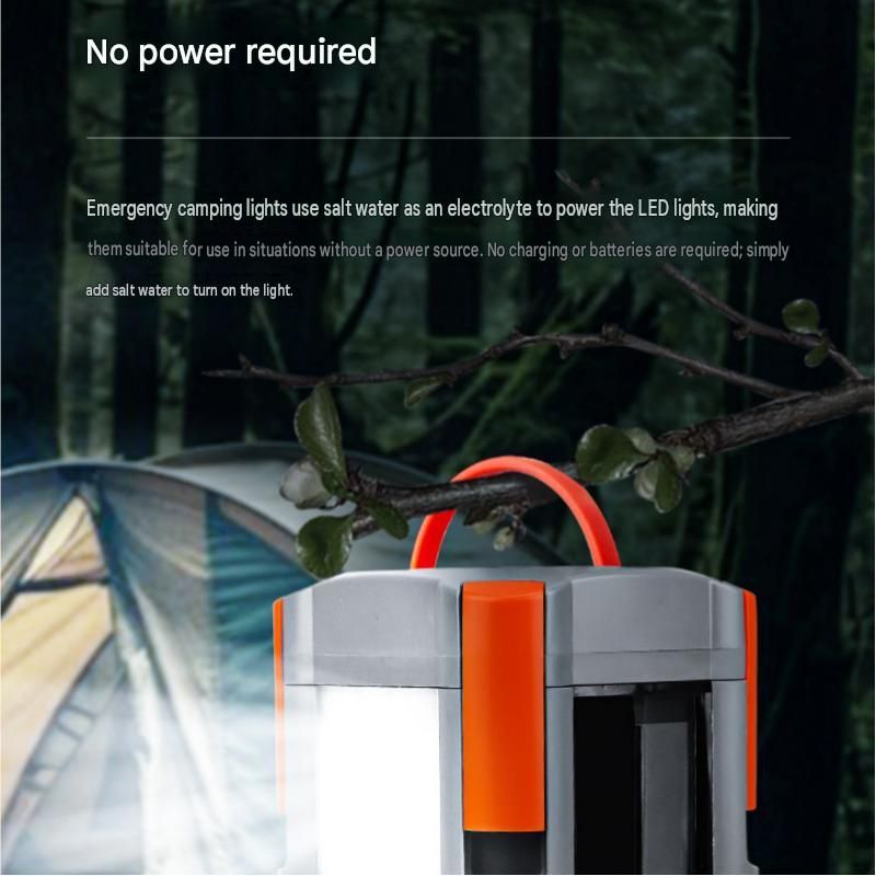 Saltwater Powered LED Camping Lantern - Emergency Light with 72 Hour Runtime view 8