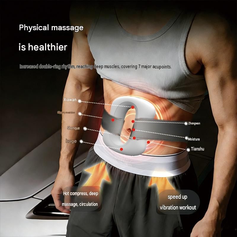 2 Pack Portable Fascia Ring Massager with Heat - 9 Speed Vibration view 5