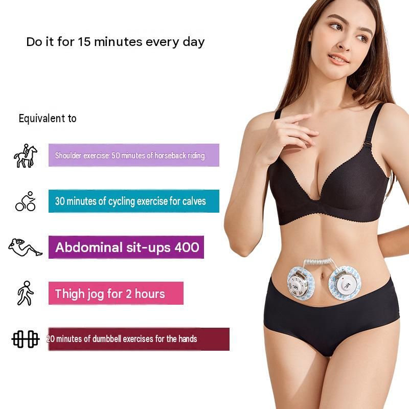 bright gold Portable EMS Body Shaping Massager - 15 Intensity Levels view 3